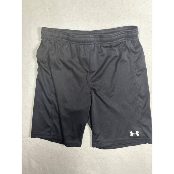 Under Armour Youth Loose Fit HeatGear Shorts Black Large - Picture 1 of 7